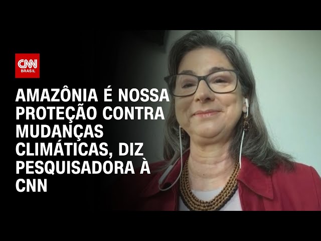 Amazônia é nossa proteção contra mudanças climáticas, diz pesquisadora à CNN | NOVO DIA